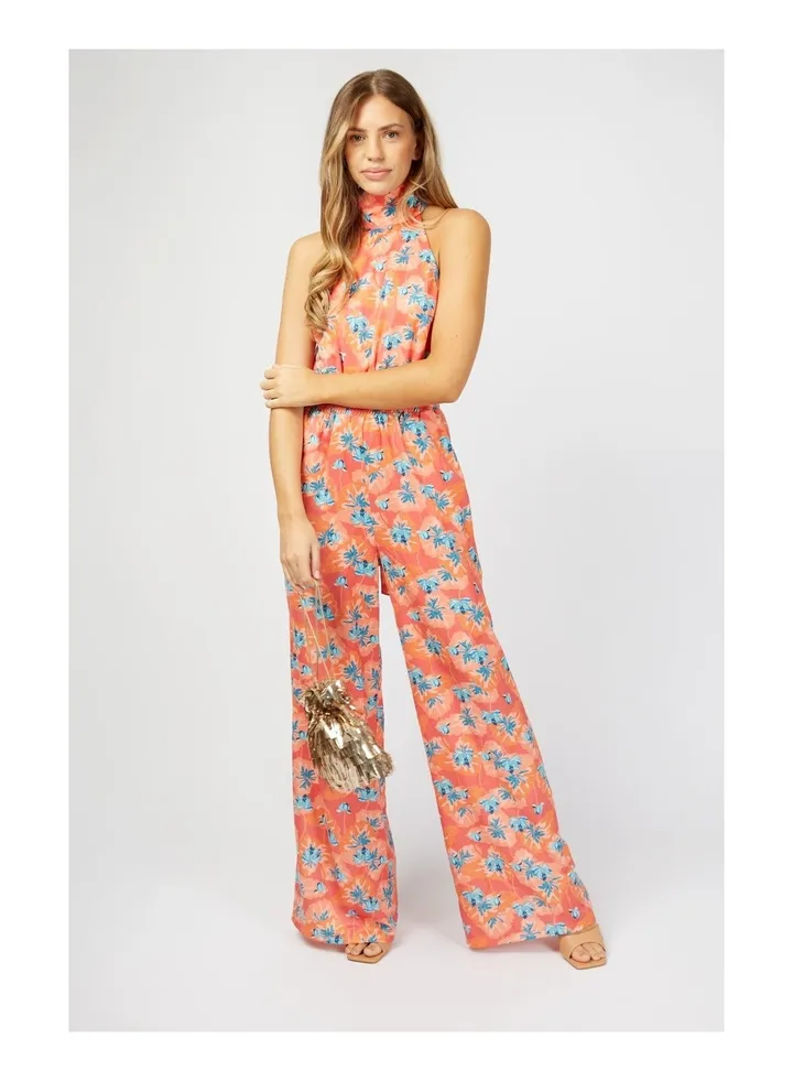 Little Mistress Red Floral Jsuit