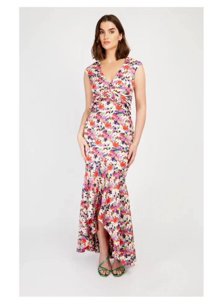 Little Mistress Floral Fishtail Maxi