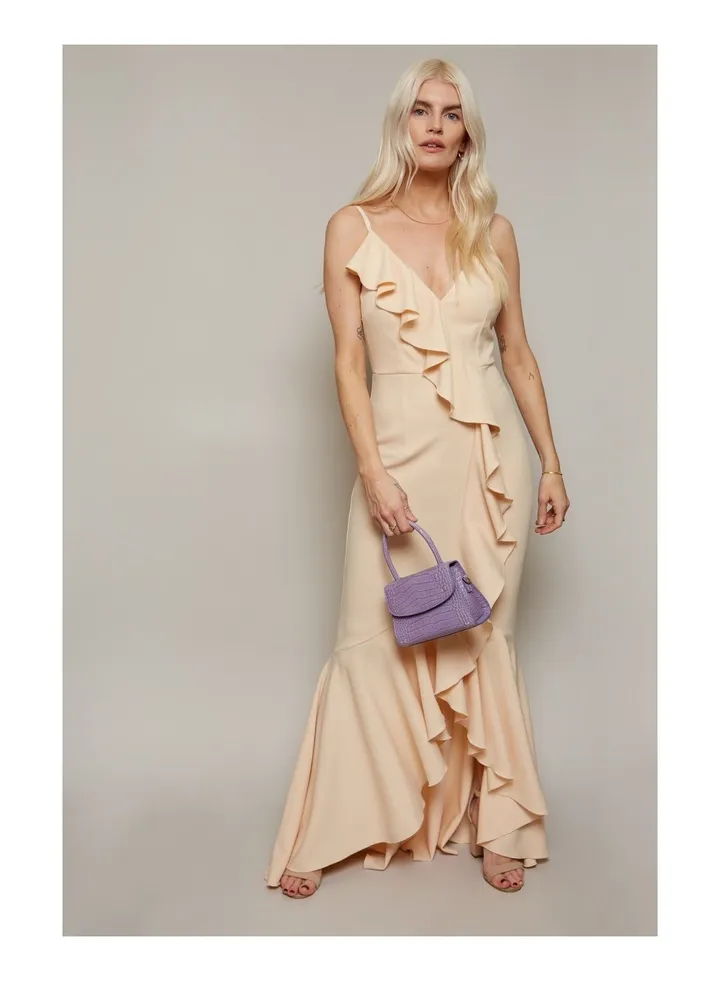 Little Mistress Fish Tail Maxi Dress