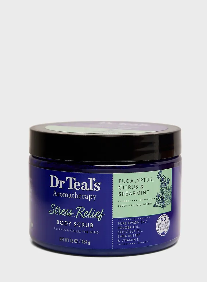 Dr Teal'S Stress Relief Body Scrub Eucalyptus Citrus & Spearmint 454G
