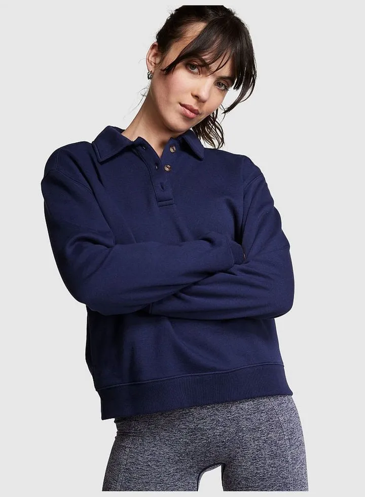 Everyday Fleece Polo Sweatshirt