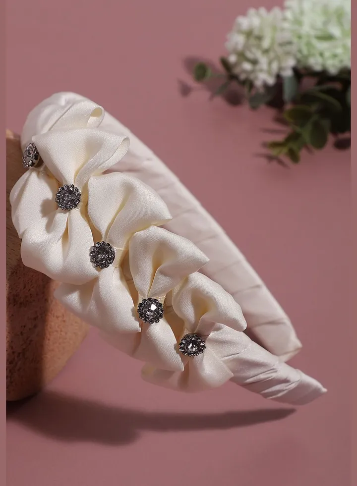 Trendy Designer Stone Western Wear Hair Band For Women