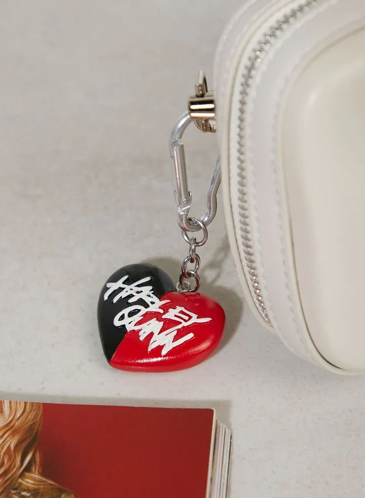 Harley Quinn Heart 3D Keyring