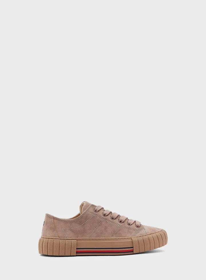 Kids Low Top Lace Up Sneakers