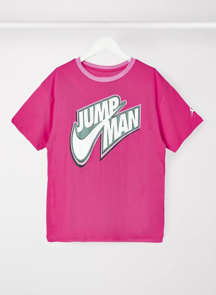 Teen Logo Detail T-Shirt Pink