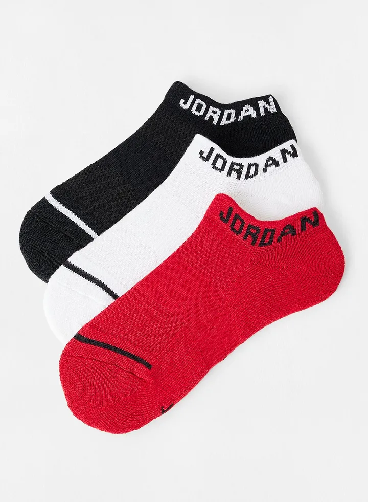 Jumpman No-Show Socks (Pack of 3) Multicolour