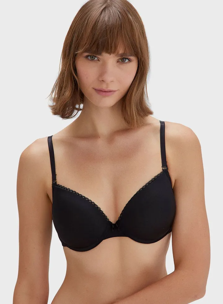 Plunge Neck Bra