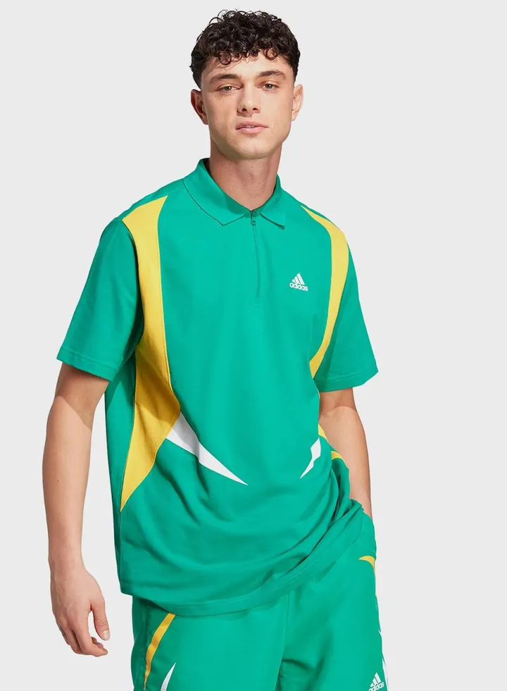 Colour Block Polo
