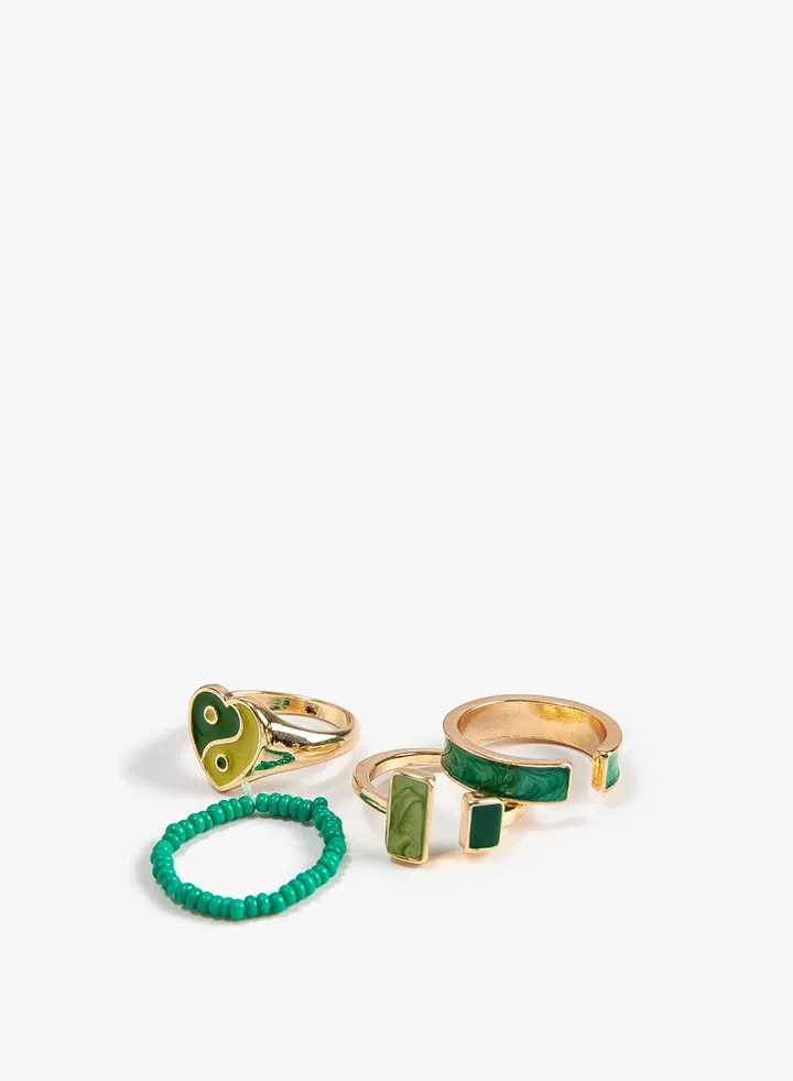 Colorful 4-Pack Ring