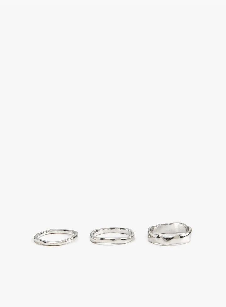 Ring Set 3 Pack Metal Thin