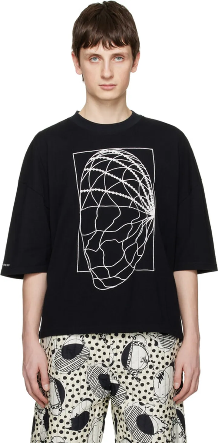 Henrik Vibskov Black Bridge Reflection T-Shirt