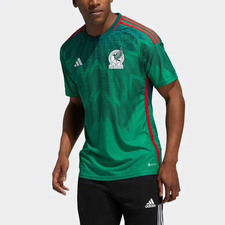 Men's adidas Mexico 22 Home Authentic Jersey