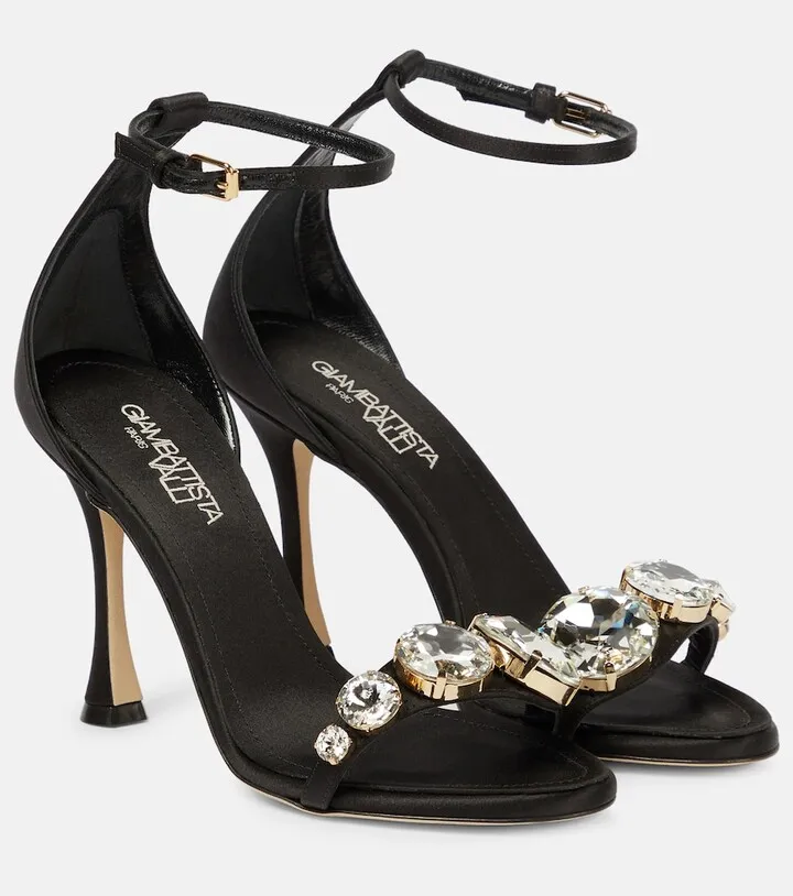 Diamond Clash embellished sandals