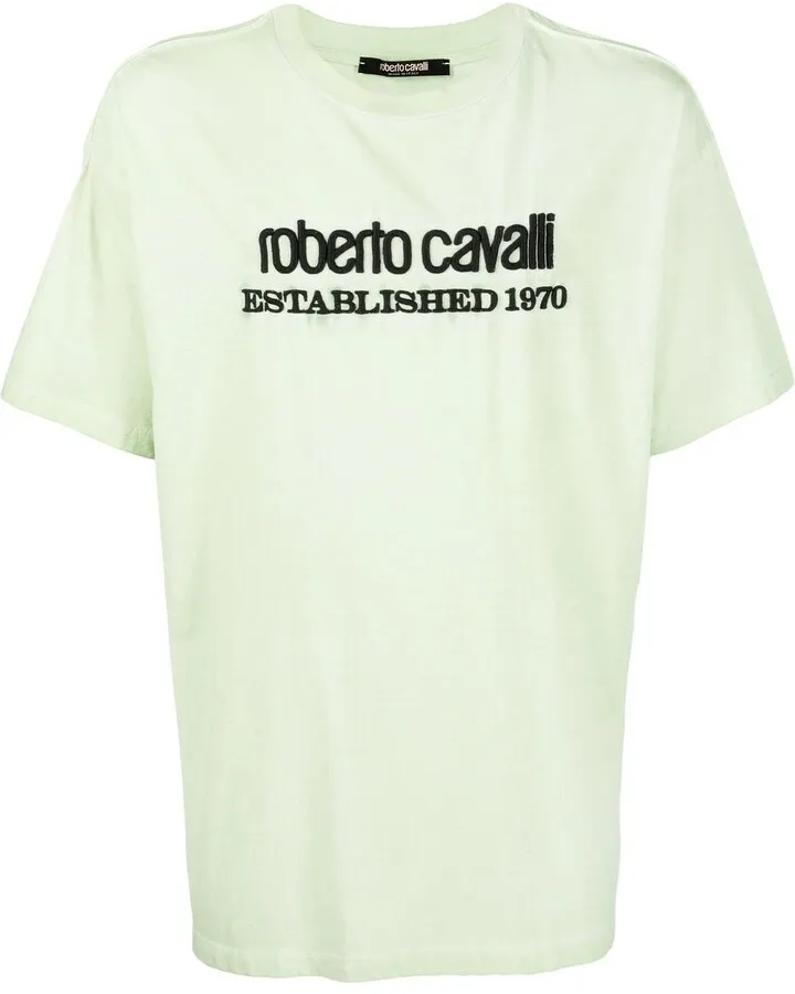 logo-embroidered short-sleeve T-shirt
