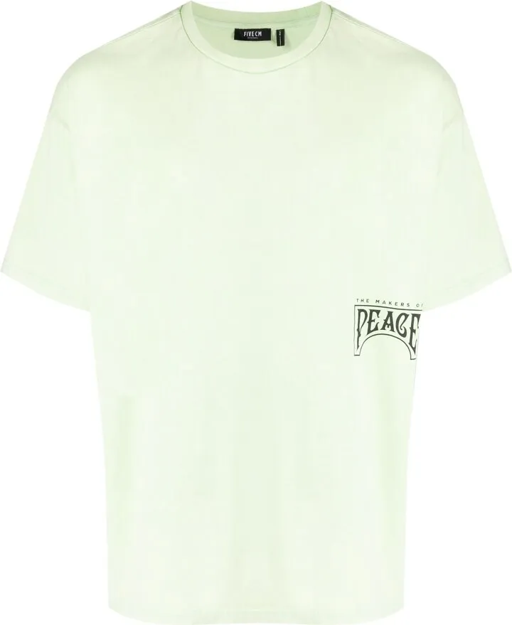 Peace cotton T-shirt