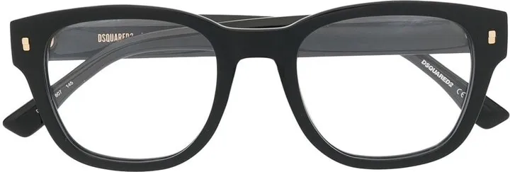 Logo-Plaque Round-Frame Glasses