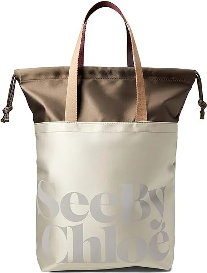 See by Chloe Essential Tote Bag (Silver) Handbags