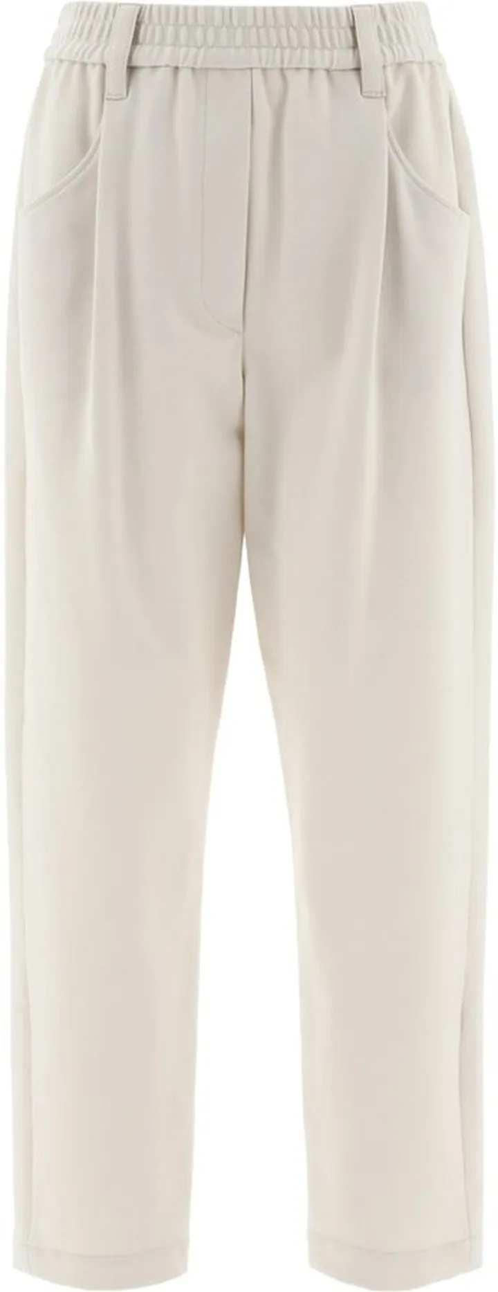 Brunello Cucinelli Straight-Leg Cropped Pants