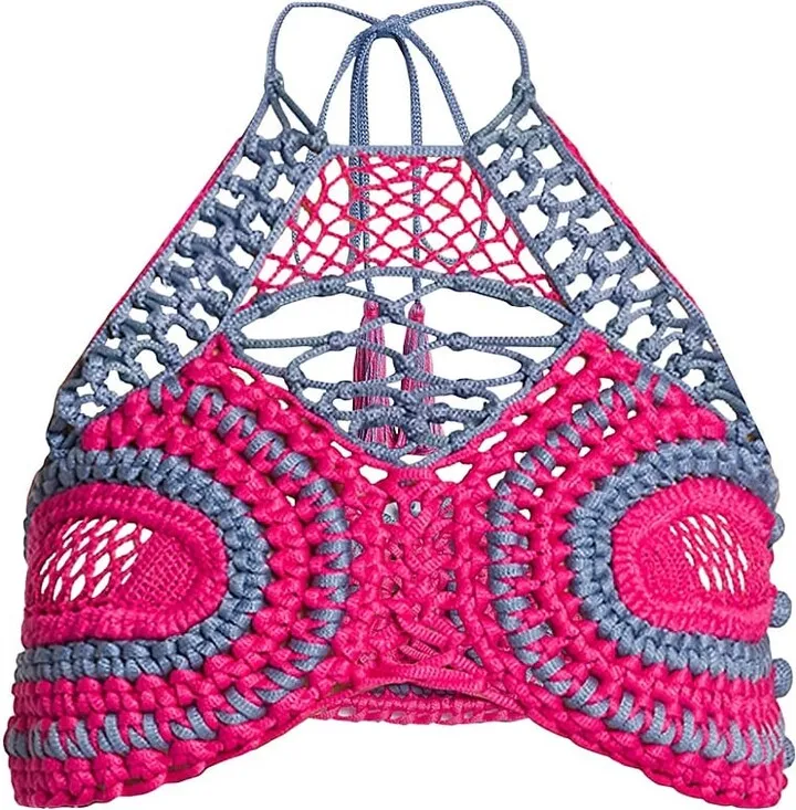 Loto Crochet Cropped Top