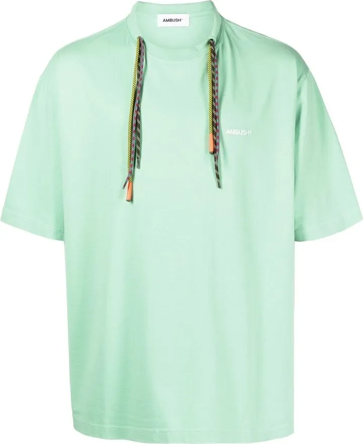 multicord crew-neck T-shirt