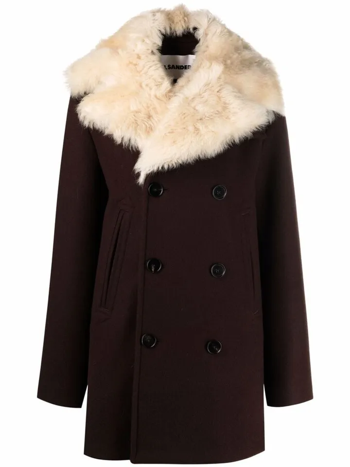 Double-Breasted Wool Coat