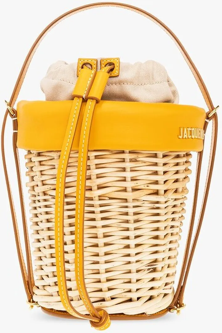 Jacquemus Le Panier Seau Wicker Bucket Bag