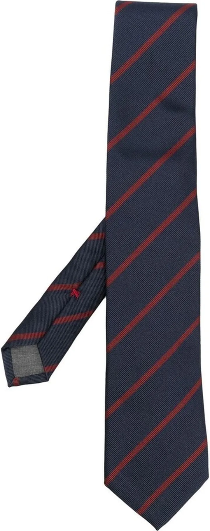 Satin Stripe-Print Tie
