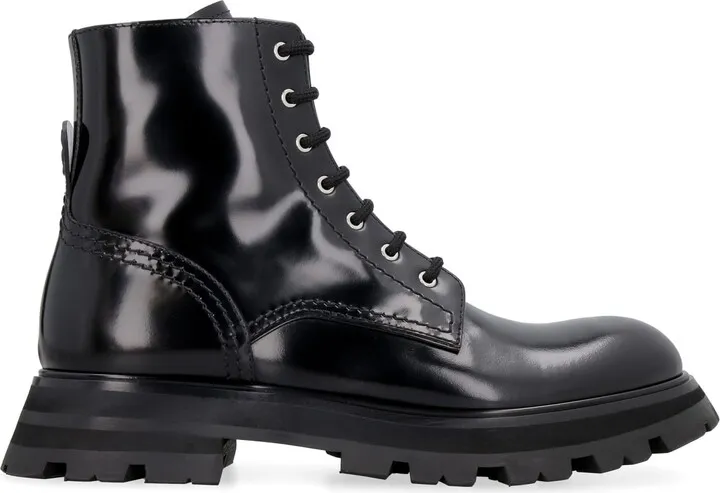 Wander Leather Combat Boots