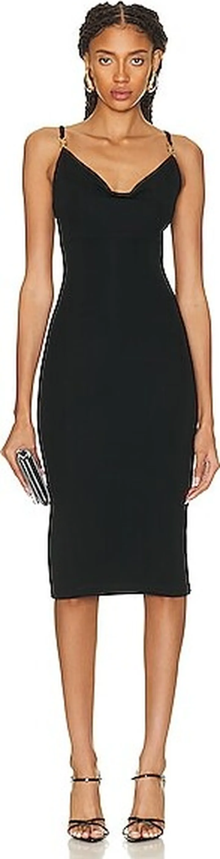 VERSACE Jersey Dress in Black