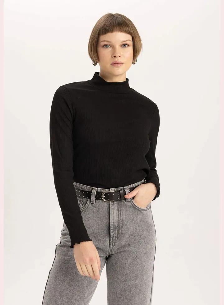 Woman Knitted Tops Long Sleeve