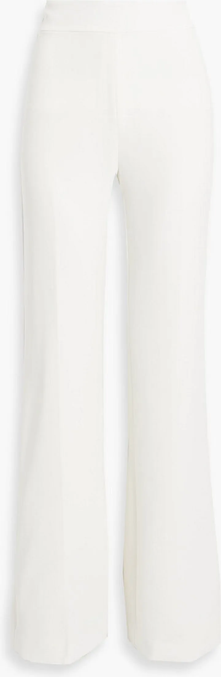 Crepe wide-leg pants
