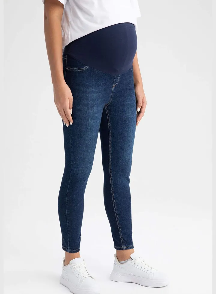 Woman Skinny Fit Maternity Denim Trouser