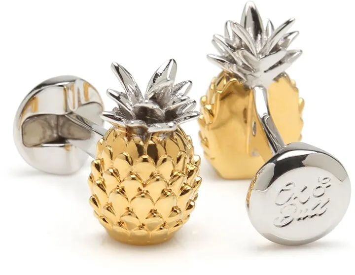 Pineapple 3D Cufflinks