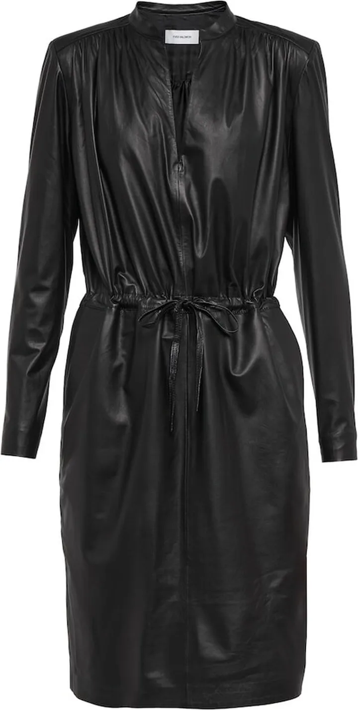 Leather minidress