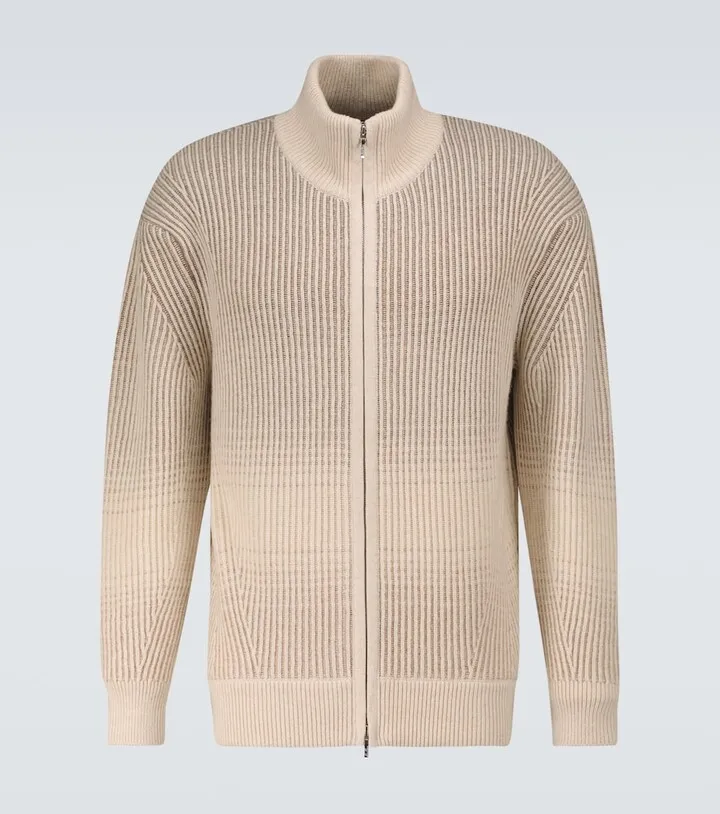 Fade cashmere-blend cardigan