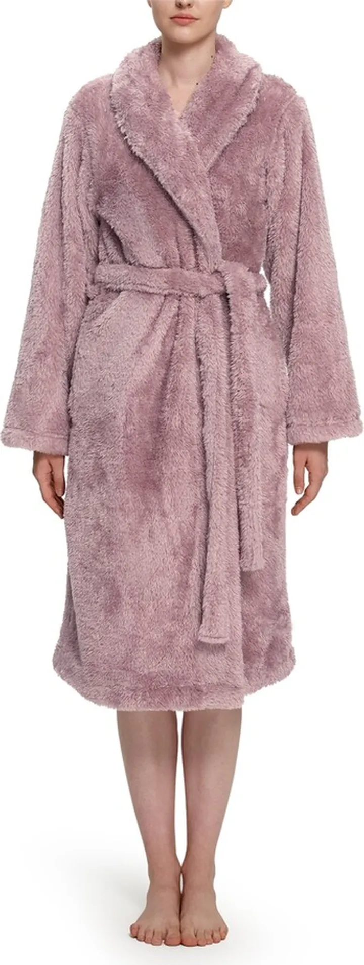 Berkshire Women's Shawl Collar Belted Fluffie Robe