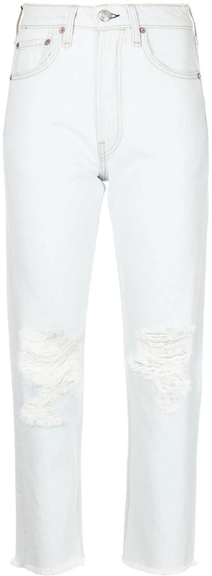 Maya high-rise slim-cut jeans