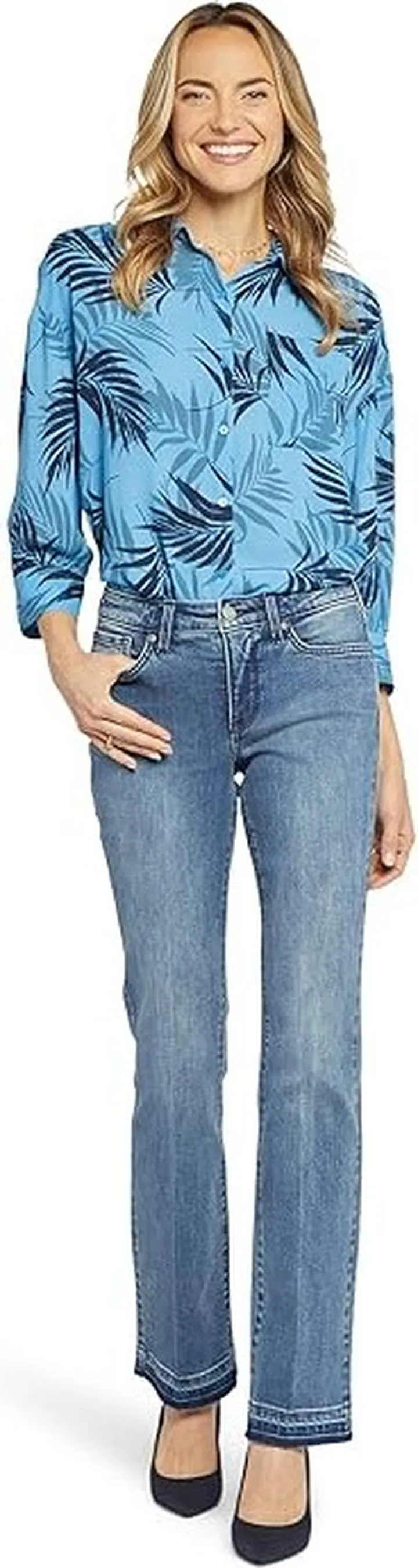 NYDJ Barbara Released Hem Crease in Majestic (Majestic) Women's Jeans