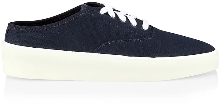 Backless Canvas Sneakers