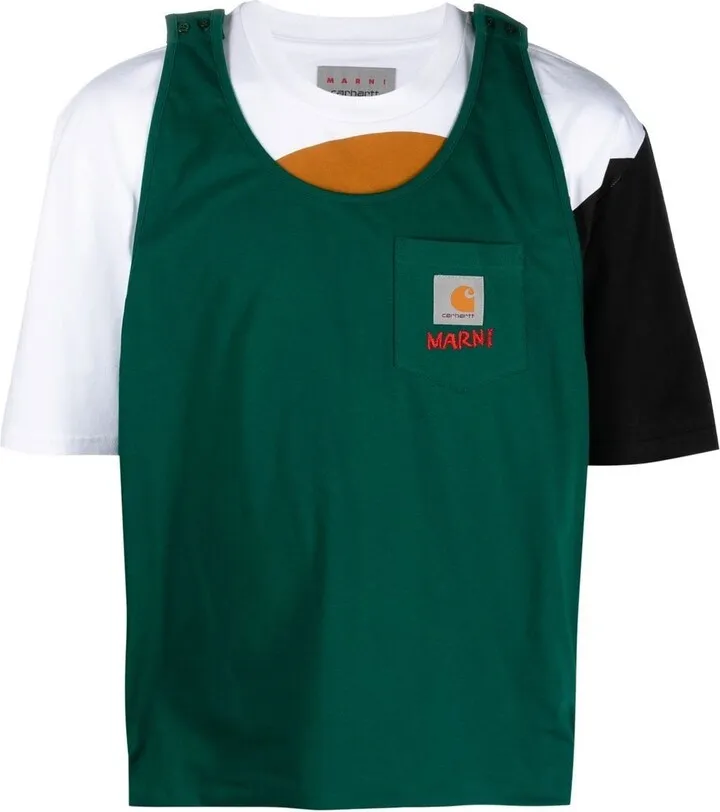 x Carhartt WIP colour-block T-shirt