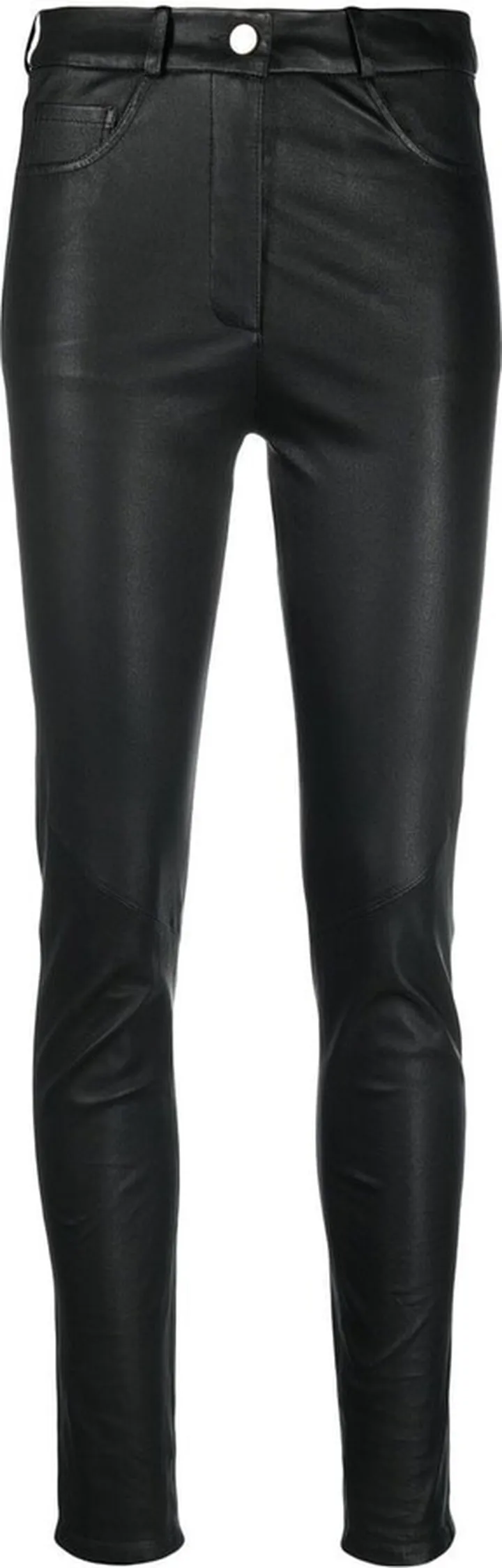 Samantha skinny-fit leather trousers