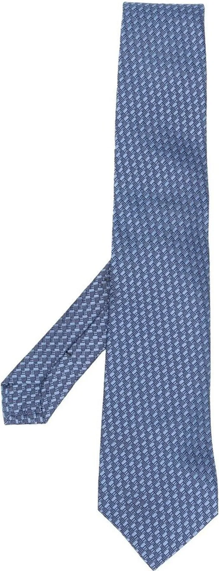 Embroidered Silk Tie