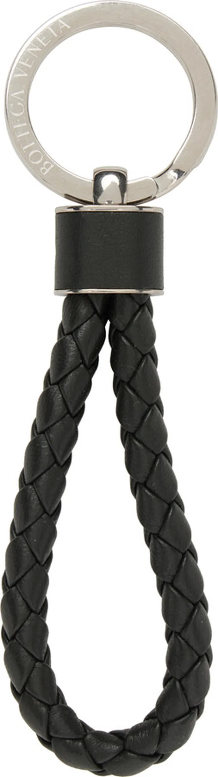 Bottega Veneta Green Intreccio Key Ring