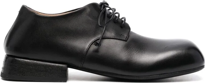 Lace-Up Leather Oxfords