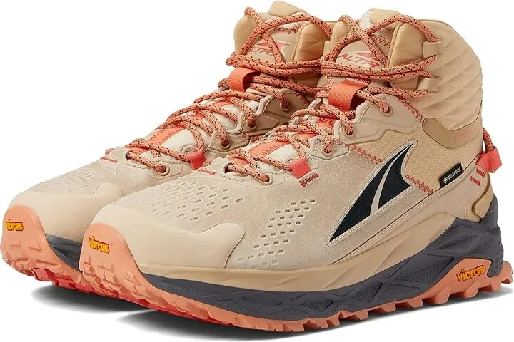 Altra Olympus 5 Hike Mid GTX (Sand) Women's Climbing Shoes