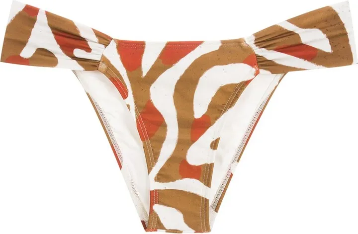 Kalahari graphic-print bikini bottoms