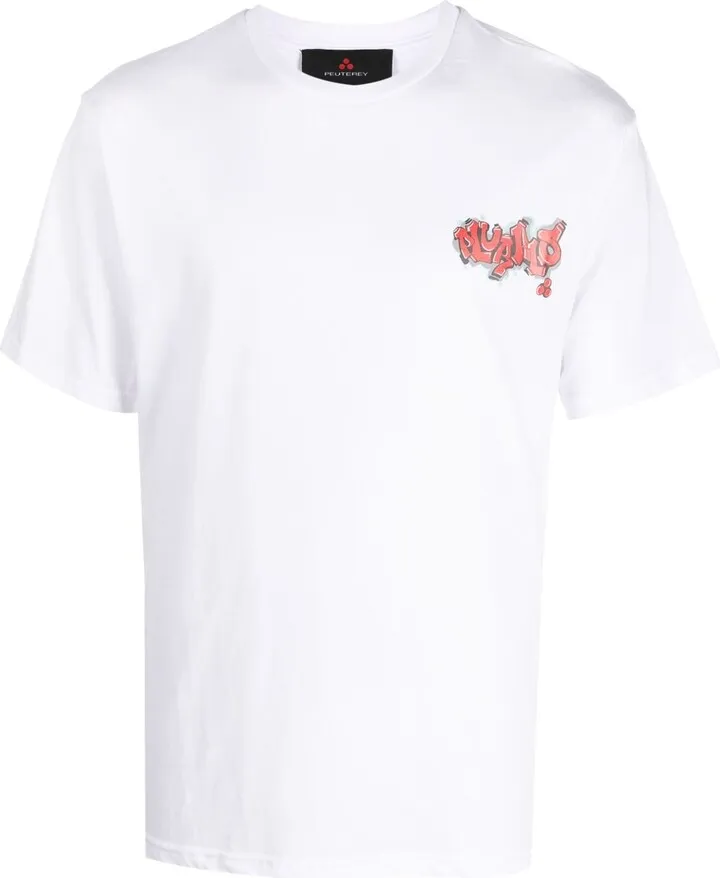 logo-print cotton T-shirt