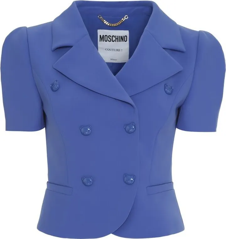 Moschino Double Breasted Short Sleeved Jacket