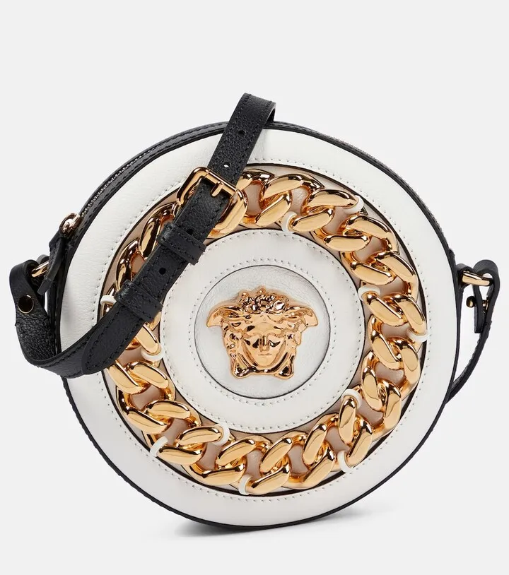 La Medusa leather camera bag