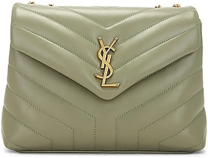 Saint Laurent Small Loulou Bag in Green